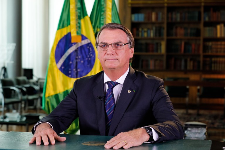 Pronunciamento do Presidente da República Jair Bolsonaro. - Foto: Isac Nóbrega/PR